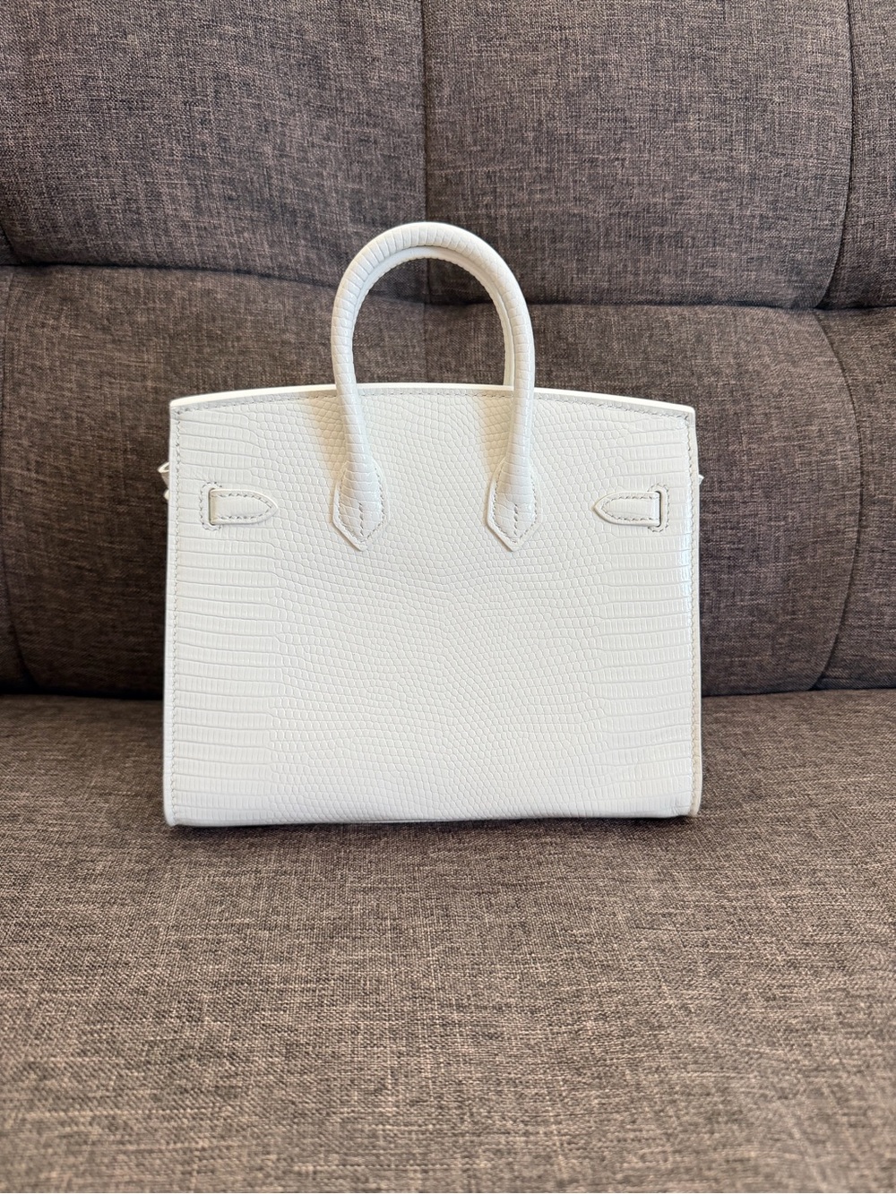 20cm white handbag
